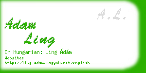 adam ling business card
